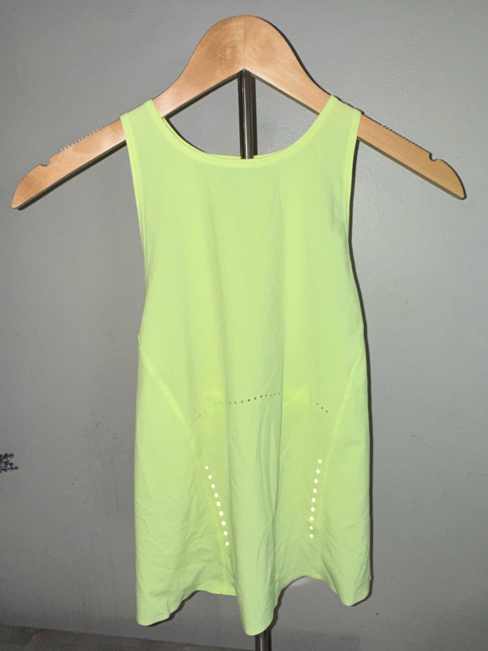 lululemon athletica Neon Yellow Racerback Tank